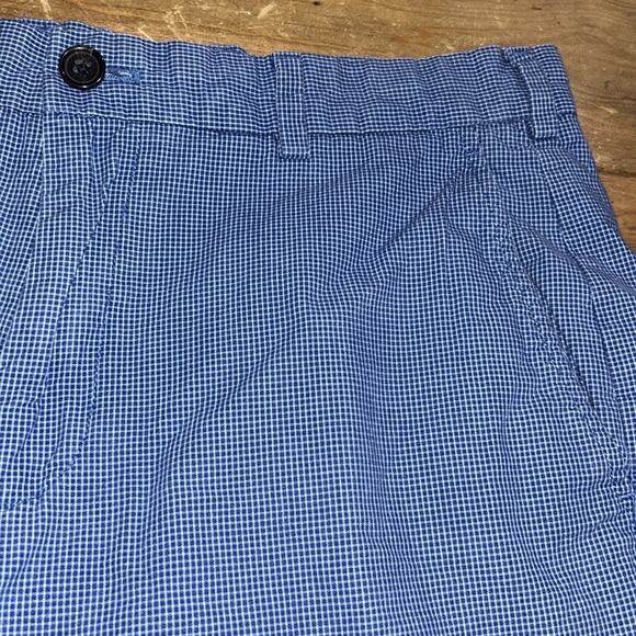 Brooks Brothers Light Blue Checkered Cotton Shorts Size 34 - Picture 4 of 11